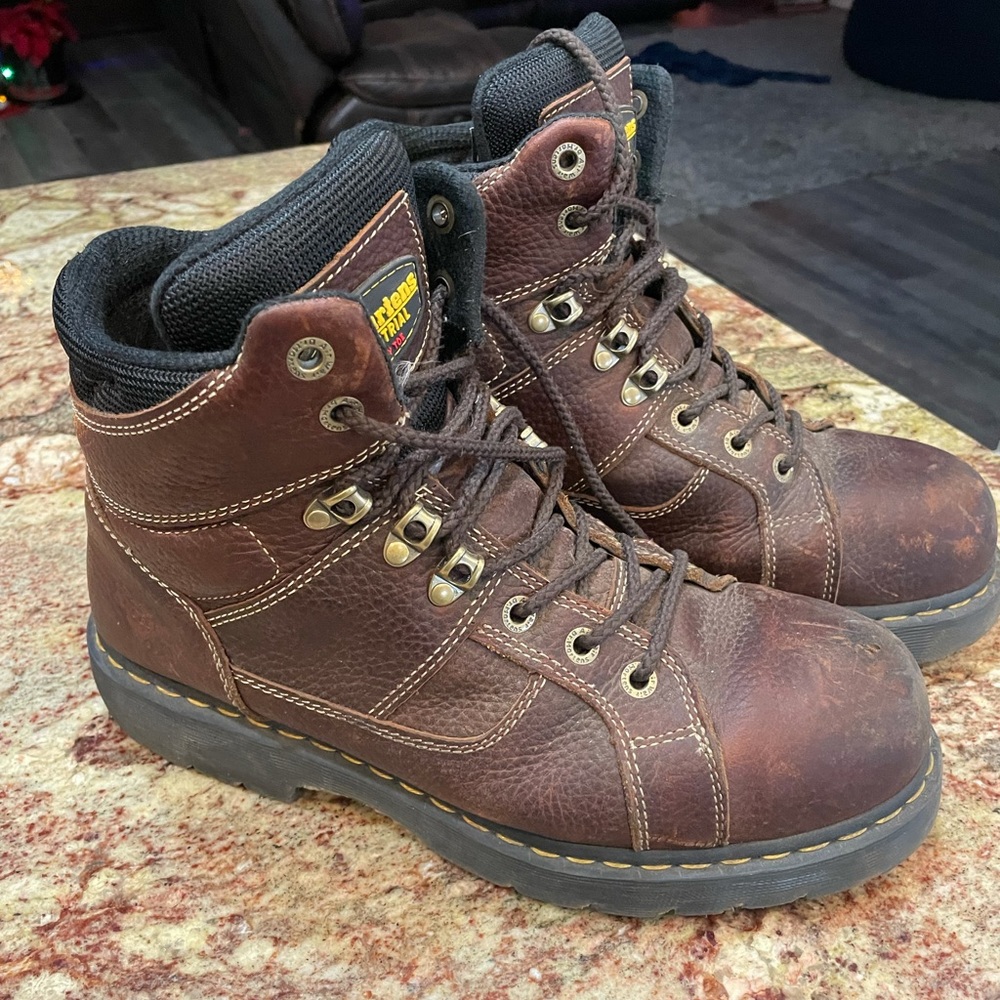 Dr Martens safety toe work boots